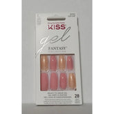 Kiss Gel Fantasy Collection Ready-To-Wear Gel Long Nails, KGF104F 28 Nails Anwar Store